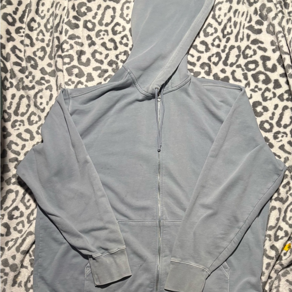 American Eagle Outfitters Light Gray Relaxed Fit Hoodie